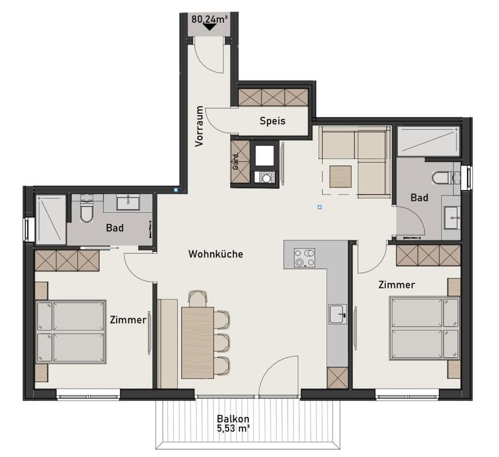 Appartement Kramerhaus Hollersbach im Pinzgau Buitenkant foto